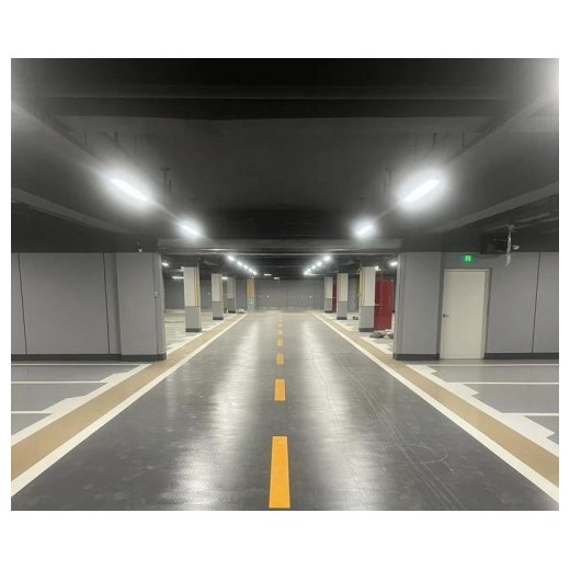 南京停车场地下车库道路划线